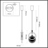 Подвесной светильник Odeon Light Mercury Hightech 5421/17L