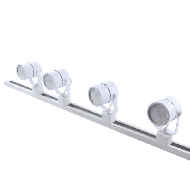 Трековый однофазный светильник (2 шт.) Volpe UBL-Q321 GU10/K WHITE SET41 UL-00010705