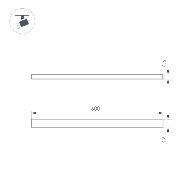 Трековый магнитный светильник Arlight MAG-MICROCOSM-STRIP-L600-10W Day4000 (BK, 100 deg, 24V) 043268 Трековый магнитный светильник Arlight MAG-MICROCOSM-STRIP-L600-10W Day4000 (BK, 100 deg, 24V) 043268