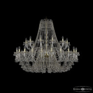 Подвесная люстра Bohemia Ivele Crystal 1409/24+12/530 G