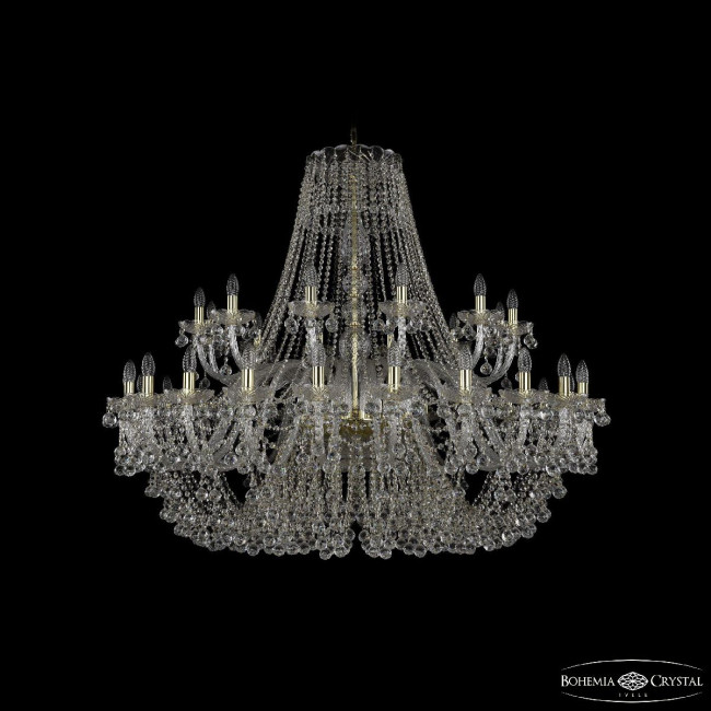Подвесная люстра Bohemia Ivele Crystal 1409/24+12/530 G Подвесная люстра Bohemia Ivele Crystal 1409/24+12/530 G