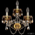 Бра Bohemia Ivele Crystal 5402B/2+1/165 G Amber/M-1G K721 Бра Bohemia Ivele Crystal 5402B/2+1/165 G Amber/M-1G K721