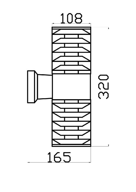 Уличный настенный светильник Maytoni Bronx O576WL-02GR