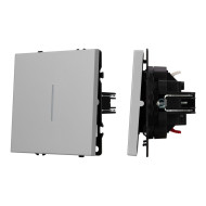 Механизм выключателя одноклавишный проходной Arlight LED SWT-NOBE-MKP1-SFPL-L-IS (230V, 10A) 059431