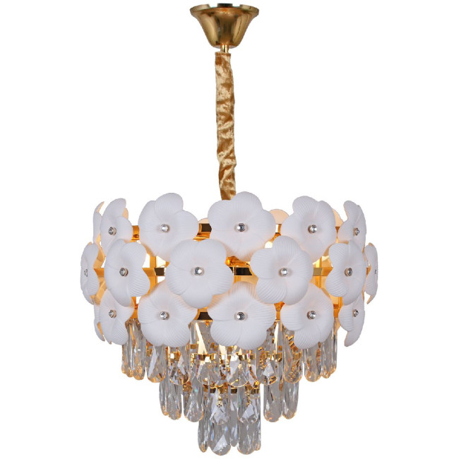 Подвесная люстра Illumico IL8139-5РLY-39 GD WT Подвесная люстра Illumico IL8139-5РLY-39 GD WT