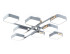 Потолочная люстра Ambrella Light Linetech Comfort FL4889 Потолочная люстра Ambrella Light Linetech Comfort FL4889