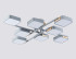 Потолочная люстра Ambrella Light Linetech Comfort FL4889 Потолочная люстра Ambrella Light Linetech Comfort FL4889