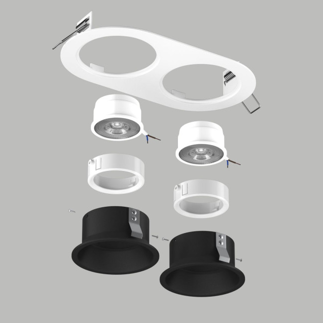 Встраиваемый светильник Lightstar Domino (214656+214607+214607+214006+214006) D6560707WMOD Встраиваемый светильник Lightstar Domino (214656+214607+214607+214006+214006) D6560707WMOD