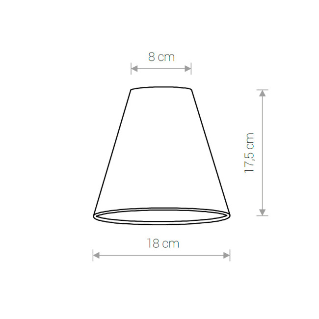 Абажур Nowodvorski Cameleon Cone S 8504