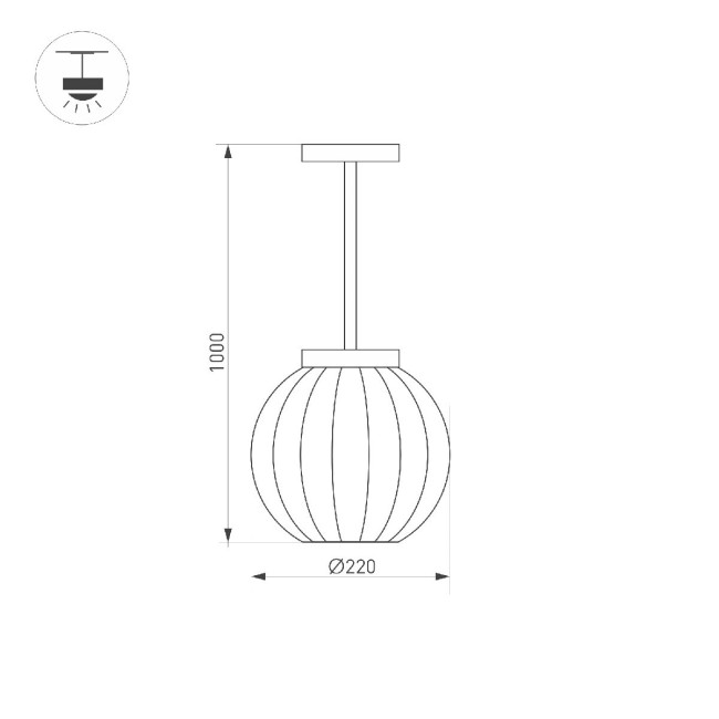 Уличный подвесной светильник Arlight LGD-PEARL-HANG-7W Warm3000 030004(1) Уличный подвесной светильник Arlight LGD-PEARL-HANG-7W Warm3000 030004(1)