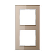 Рамка двухместная Jung AC582GLCH