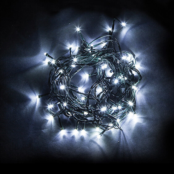 Светодиодная гирлянда Feron 15 веток 230V 5000K холодный белый с мерцанием CL93 32955 Светодиодная гирлянда Feron 15 веток 230V 5000K холодный белый с мерцанием CL93 32955