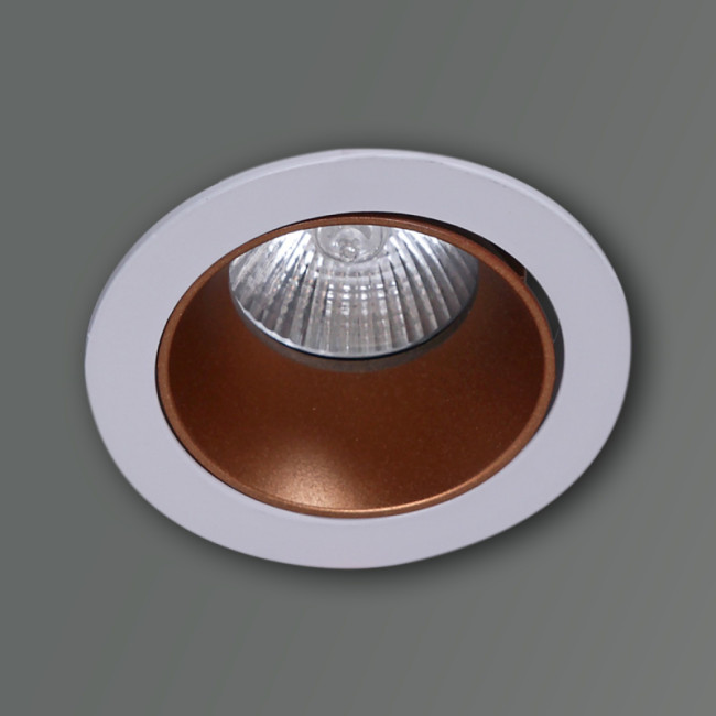 Точечный светильник Reluce 16085-9.0-001PT MR16 WT+ROSE GD Точечный светильник Reluce 16085-9.0-001PT MR16 WT+ROSE GD