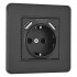Розетка Arte Milano SET16-1-47-1 black Розетка Arte Milano SET16-1-47-1 black