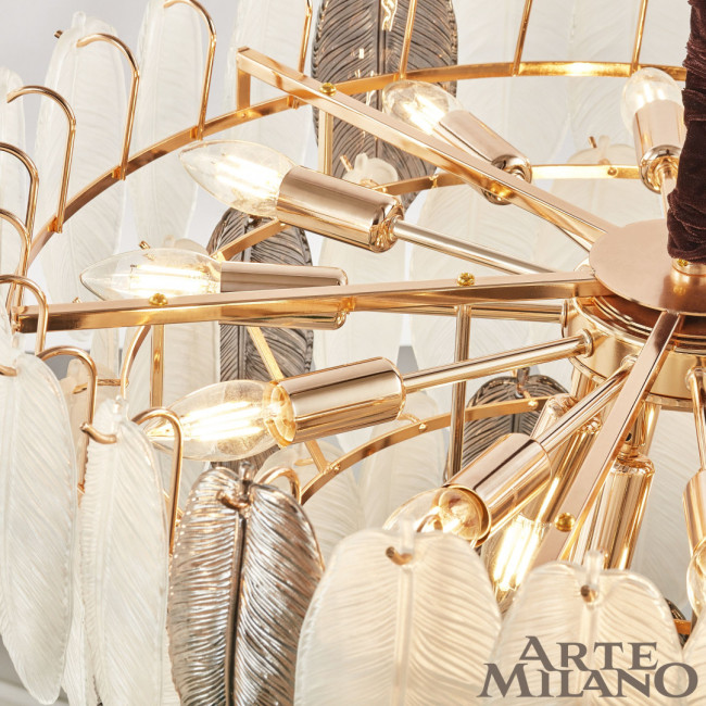 Подвесная люстра Arte Milano 0608B.D550.H490.E14.12 G Подвесная люстра Arte Milano 0608B.D550.H490.E14.12 G