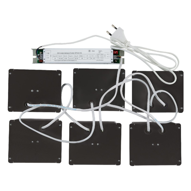 Встраиваемый светильник (комплект из 6 шт) Uniel ULP-1010 42W/4000К IP40 GRILYATO BLACK KIT06 UL-00008958 Встраиваемый светильник (комплект из 6 шт) Uniel ULP-1010 42W/4000К IP40 GRILYATO BLACK KIT06 UL-00008958