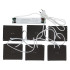 Встраиваемый светильник (комплект из 6 шт) Uniel ULP-1010 42W/4000К IP40 GRILYATO BLACK KIT06 UL-00008958 Встраиваемый светильник (комплект из 6 шт) Uniel ULP-1010 42W/4000К IP40 GRILYATO BLACK KIT06 UL-00008958
