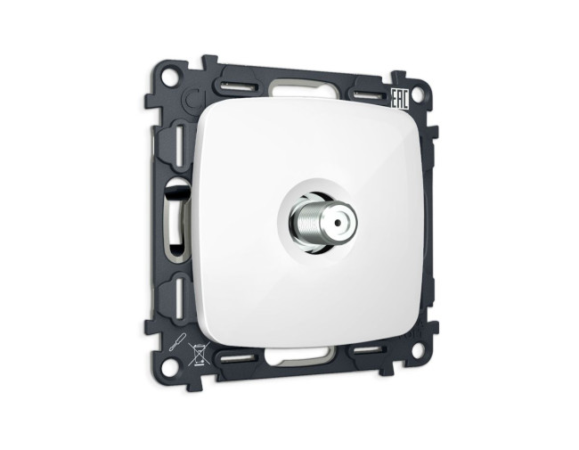 Комплект механизма TV розетки Ambrella Volt SAT 5-2400MHz 3.5dB OMEGA MO113050 Белый глянец QUANT (OP1130, VM215) Комплект механизма TV розетки Ambrella Volt SAT 5-2400MHz 3.5dB OMEGA MO113050 Белый глянец QUANT (OP1130, VM215)
