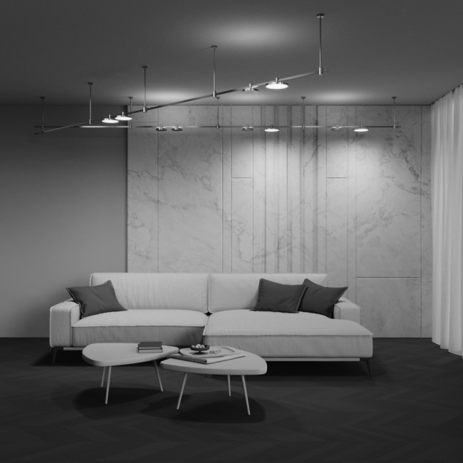 Трековый магнитный светильник Maytoni Plato TR153-1-10W3K-BS Трековый магнитный светильник Maytoni Plato TR153-1-10W3K-BS