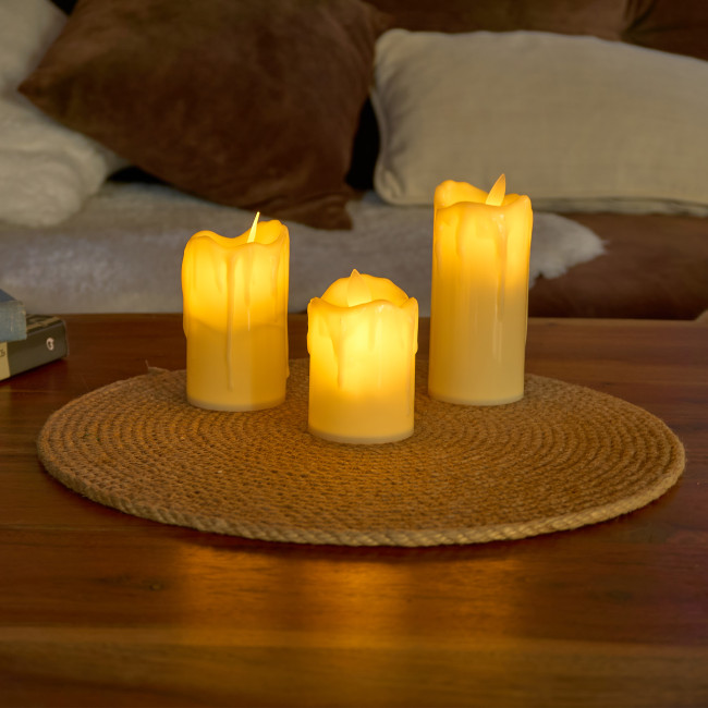 Фигурка светодиодная Свеча Uniel ULD-F063 WW CANDLE SET3 UL-00012458