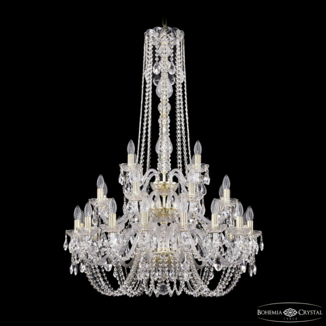 Подвесная люстра Bohemia Ivele Crystal 1402/16+8+4/300/h-123/3d G