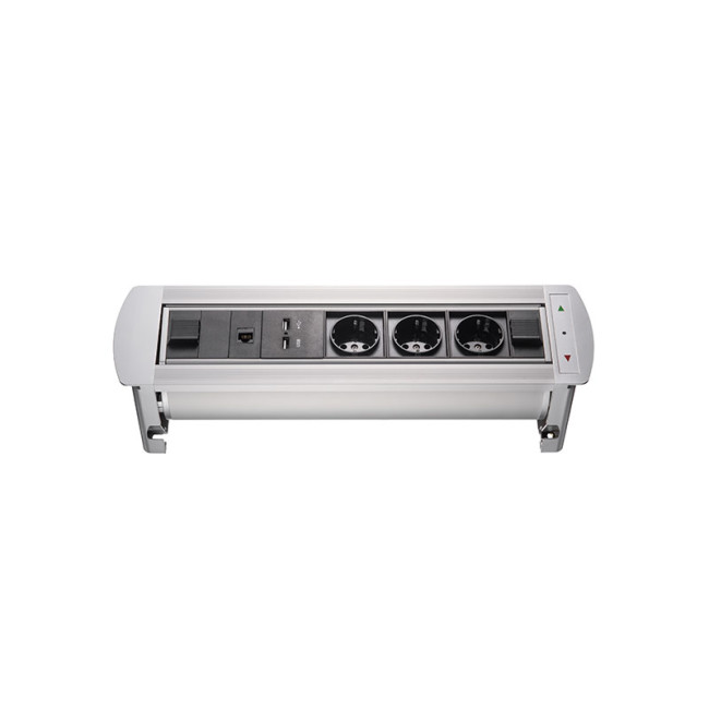 Блок розеток МХ-107 (3 секции, 2 USB и RJ-45) Mebax 00-00001185 Блок розеток МХ-107 (3 секции, 2 USB и RJ-45) Mebax 00-00001185