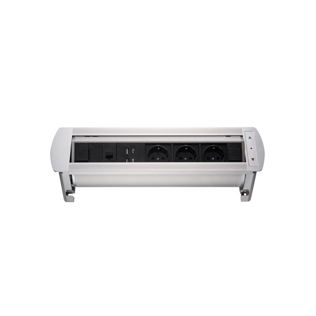 Блок розеток МХ-107 (3 секции, 2 USB и RJ-45) Mebax 00-00001185 Блок розеток МХ-107 (3 секции, 2 USB и RJ-45) Mebax 00-00001185