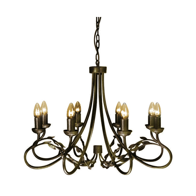 Подвесная люстра Elstead Lighting OV8-BLK-GOLD Подвесная люстра Elstead Lighting OV8-BLK-GOLD