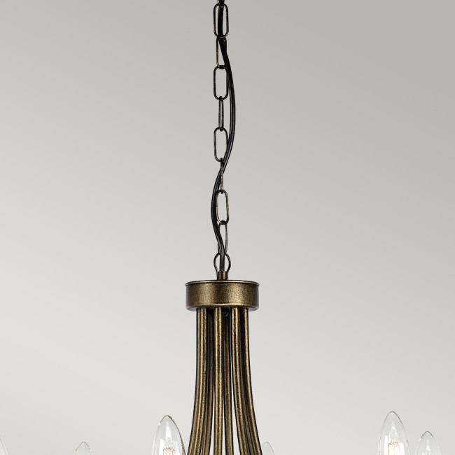 Подвесная люстра Elstead Lighting OV8-BLK-GOLD Подвесная люстра Elstead Lighting OV8-BLK-GOLD