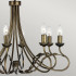 Подвесная люстра Elstead Lighting OV8-BLK-GOLD Подвесная люстра Elstead Lighting OV8-BLK-GOLD
