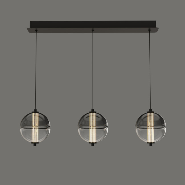 Подвесной светильник MD24022079-3B black/smoky Подвесной светильник MD24022079-3B black/smoky