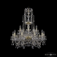 Подвесная люстра Bohemia Ivele Crystal 1411/10+5/240/XL-86 G
