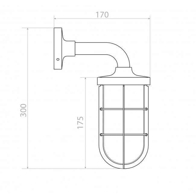 Уличный настенный светильник Covali WL-39971 Уличный настенный светильник Covali WL-39971