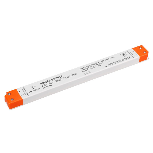 Блок питания Arlight ARV-SP-12060-SLIM-PFC (12V, 5A, 60W) 047989 Блок питания Arlight ARV-SP-12060-SLIM-PFC (12V, 5A, 60W) 047989