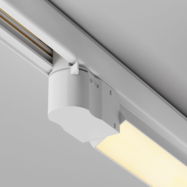 Трековый трехфазный светильник Maytoni Basis TR196-3-10W2.7K-W Трековый трехфазный светильник Maytoni Basis TR196-3-10W2.7K-W