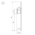 Алюминиевый профиль Arlight ARH-PLINTUS-50-FANTOM-3000 BLACK 052699 Алюминиевый профиль Arlight ARH-PLINTUS-50-FANTOM-3000 BLACK 052699