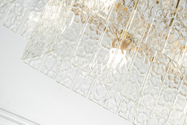 Подвесная люстра Belfast Harland 6308-10C BR CL Подвесная люстра Belfast Harland 6308-10C BR CL