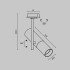 Трековый светильник Maytoni Elti TR005-1-GU10-BG Трековый светильник Maytoni Elti TR005-1-GU10-BG