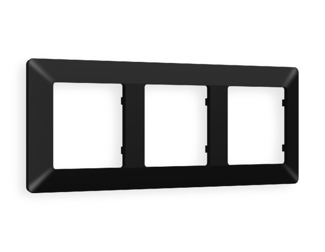 Рамка трехместная Ambrella Volt Line AF110703 Рамка трехместная Ambrella Volt Line AF110703