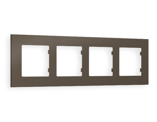 Рамка четырехместная Ambrella Volt Qubi AF250634 Рамка четырехместная Ambrella Volt Qubi AF250634