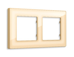 Рамка двухместная Ambrella Volt Arctic AF580602 Рамка двухместная Ambrella Volt Arctic AF580602