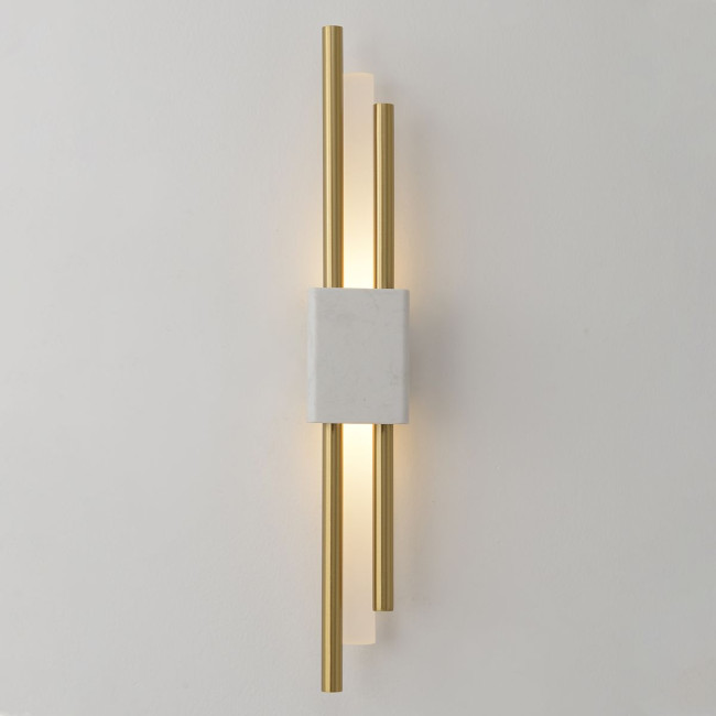 Настенный светильник Crystal Lux CARTA AP6W LED WHITE/BRASS Настенный светильник Crystal Lux CARTA AP6W LED WHITE/BRASS