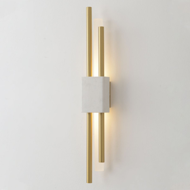 Настенный светильник Crystal Lux CARTA AP6W LED WHITE/BRASS Настенный светильник Crystal Lux CARTA AP6W LED WHITE/BRASS