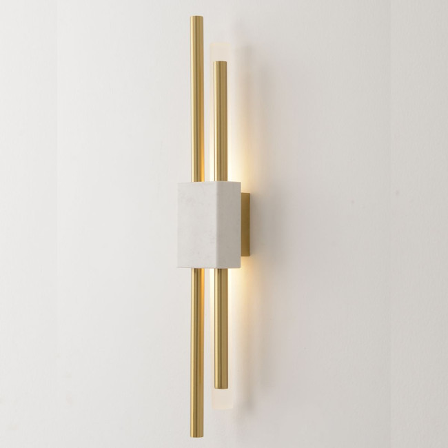 Настенный светильник Crystal Lux CARTA AP6W LED WHITE/BRASS Настенный светильник Crystal Lux CARTA AP6W LED WHITE/BRASS