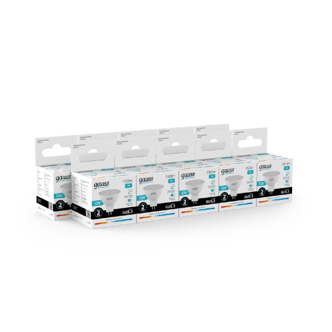 Лампа светодиодная Gauss Elementary MR16 GU5.3 7W 4100K матовая 11527 Лампа светодиодная Gauss Elementary MR16 GU5.3 7W 4100K матовая 11527