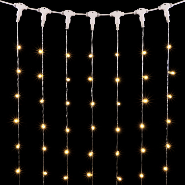 Гирлянда Занавес с Колпачком Laitcom (LTC) 600 LED PCL602CAP-10-2WW Гирлянда Занавес с Колпачком Laitcom (LTC) 600 LED PCL602CAP-10-2WW