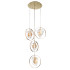 Подвесной светильник Delight Collection Cowley P60669-4 gold/clear Подвесной светильник Delight Collection Cowley P60669-4 gold/clear