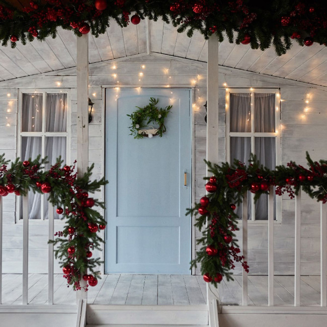 Уличная гирлянда Uniel ULD-B12006-195/TTK WARM WHITE IP44 UL-00010878