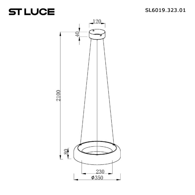 Подвесной светильник ST Luce Foray SL6019.323.01 Подвесной светильник ST Luce Foray SL6019.323.01