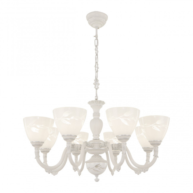 Подвесная люстра Arte Milano 347837/8 WT+SL Подвесная люстра Arte Milano 347837/8 WT+SL